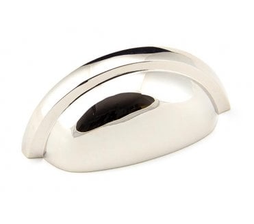 From The Anvil 45406 Regency Concealed Drawer Cup Pull - Polished Nickel
