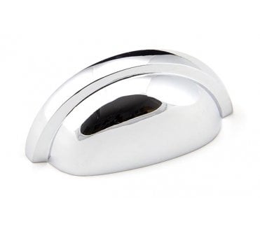 From The Anvil 45407 Regency Concealed Drawer Cup Pull - Polished Chrome