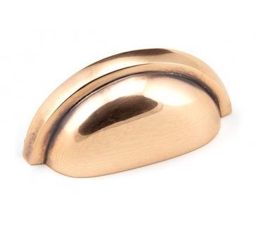 From The Anvil 45409 Regency Concealed Drawer Cup Pull - Polished Bronze
