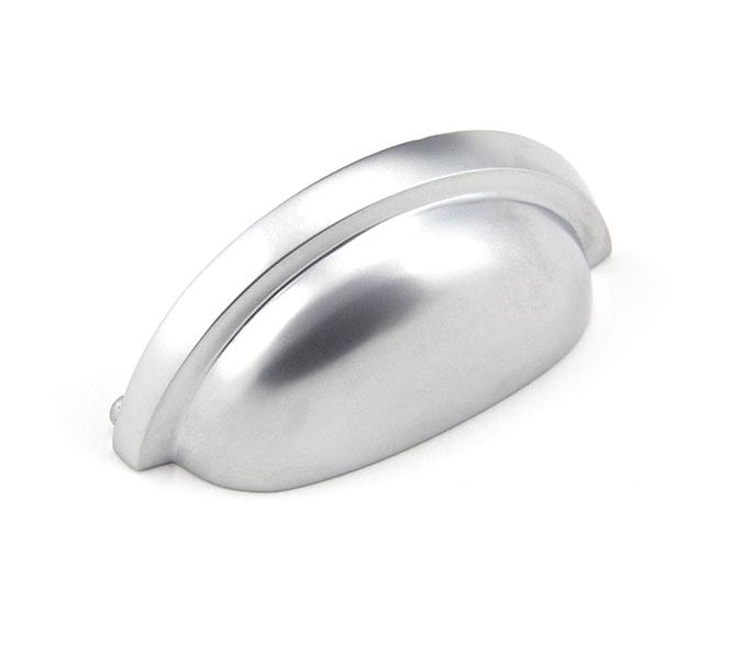 From The Anvil 45411 Regency Concealed Drawer Cup Pull - Satin Chrome