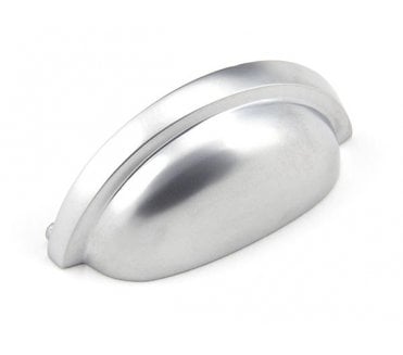 From The Anvil 45411 Regency Concealed Drawer Cup Pull - Satin Chrome