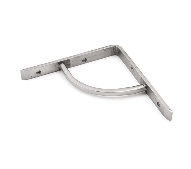 From The Anvil 45420 6 x 6'' Plain Shelf Bracket - Natural Smooth