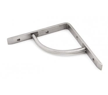 From The Anvil 45420 6 x 6'' Plain Shelf Bracket - Natural Smooth