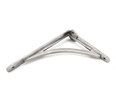 From The Anvil 45421 10 x 7'' Curved Shelf Bracket - Natural Smooth