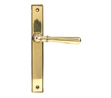 From The Anvil 45429 Newbury Slimline Multipoint Sprung Latch Set - Aged Brass