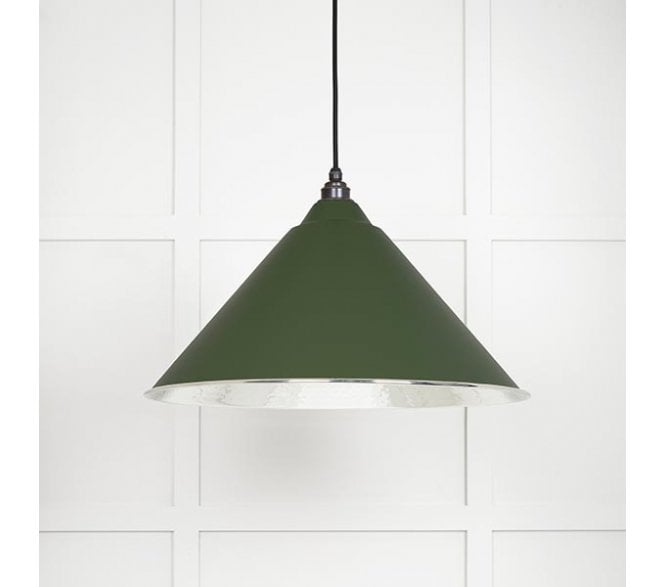From The Anvil 45433H Hockley Light Pendant - Heath & Hammered Nickel