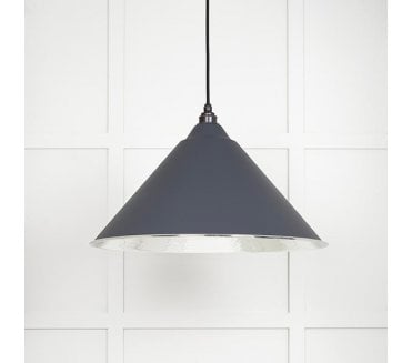 From The Anvil 45433SL Hockley Light Pendant - Slate & Hammered Nickel