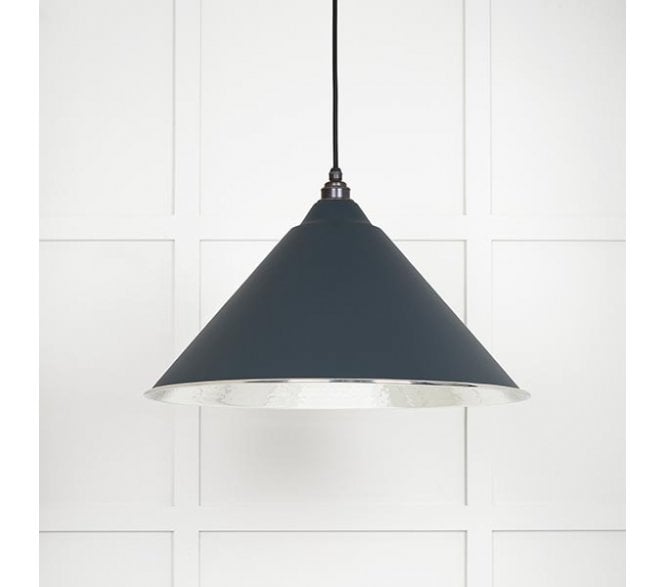 From The Anvil 45433SO Hockley Light Pendant - Soot & Hammered Nickel