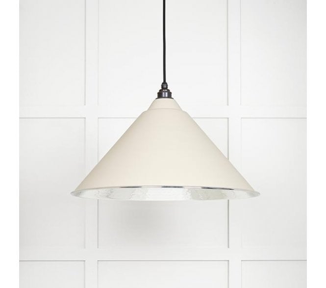 From The Anvil 45433TE Hockley Light Pendant - Teasel & Hammered Nickel
