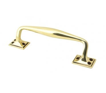 From The Anvil 45461 Art Deco Pull Handle 230mm - Aged Brass