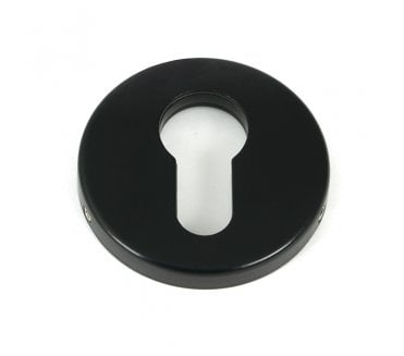 From The Anvil 45466 Regency Concealed Euro Profile Escutcheon - Black
