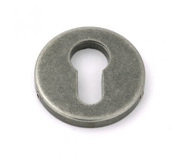 From The Anvil 45467 Regency Concealed Euro Profile Escutcheon - Pewter