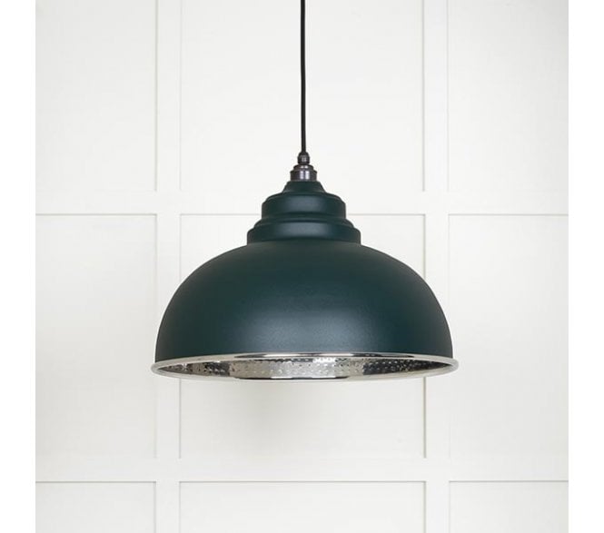 From The Anvil 45472Dl Harborne Light Pendant - Dingle & Hammered Nickel