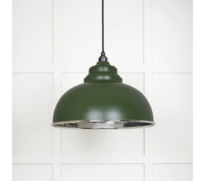 From The Anvil 45472H Harborne Light Pendant - Heath & Hammered Nickel