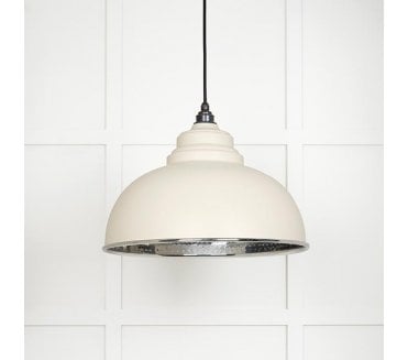 From The Anvil 45472TE Harborne Light Pendant - Teasel & Hammered Nickel