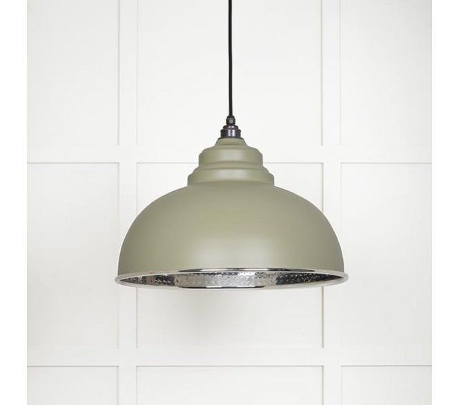 From The Anvil 45472TU Harborne Light Pendant - Tump & Hammered Nickel