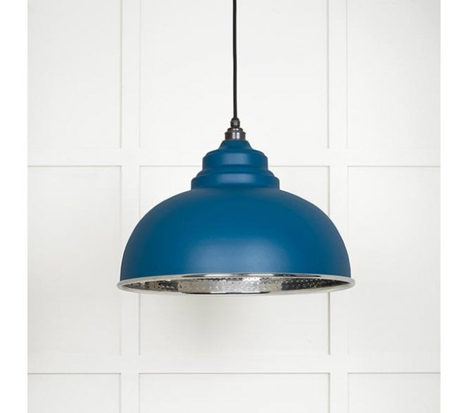 From The Anvil 45472U Harborne Light Pendant - Upstream & Hammered Nickel