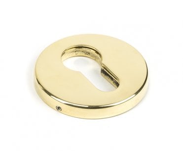 From The Anvil 45473 Regency Concealed Euro Profile Escutcheon - Aged Brass