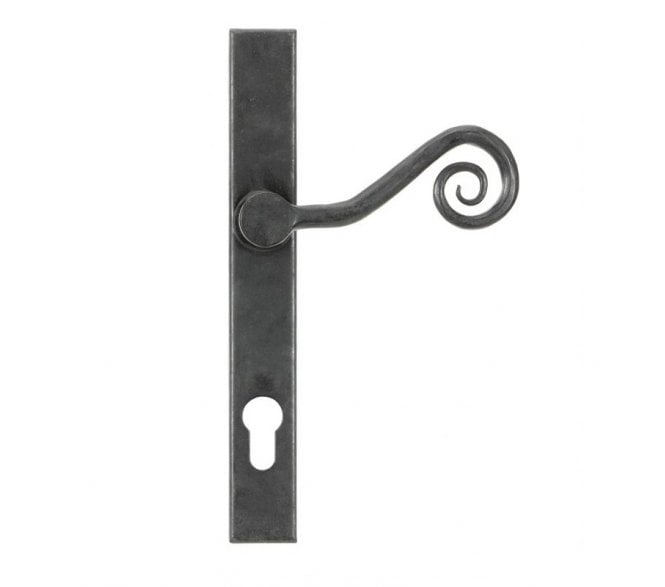From The Anvil 45594R Monkeytail Slimline Lever Lock Esag. Set (Right Hand)- External Beeswax