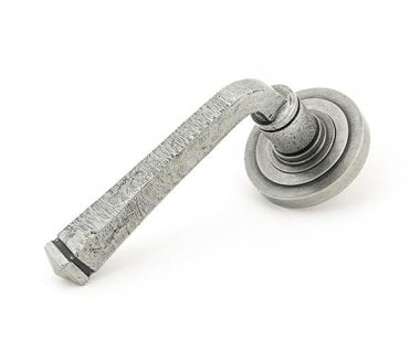 From The Anvil 45632 Avon Lever Handle On Rose Set (Art Deco Rose) - Pewter