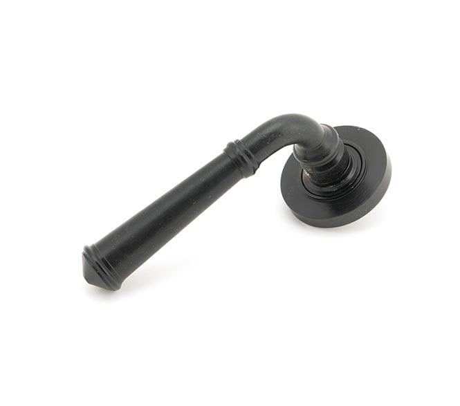 From The Anvil 45639 Regency Lever Handle On Rose Set (Plain Rose) - External Beeswax