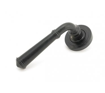 From The Anvil 45640 Regency Lever Handle On Rose Set (Art Deco Rose) - External Beeswax