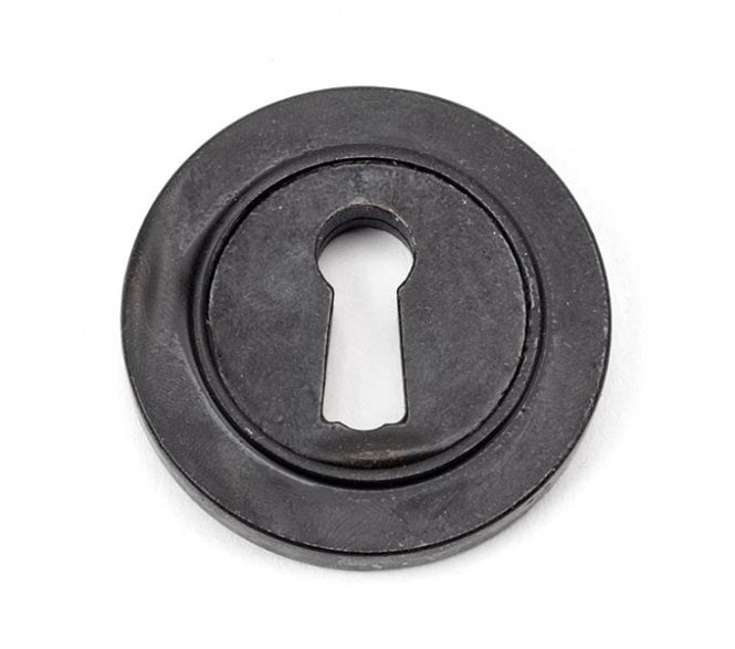 From The Anvil 45699 Round Keyhole Escutcheon (Plain) - External Beeswax