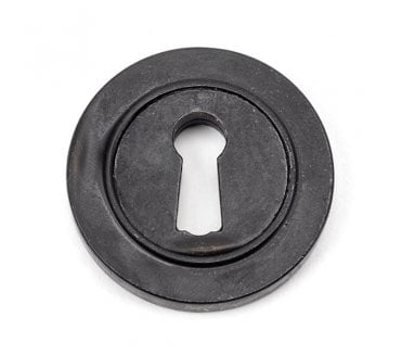 From The Anvil 45699 Round Keyhole Escutcheon (Plain) - External Beeswax