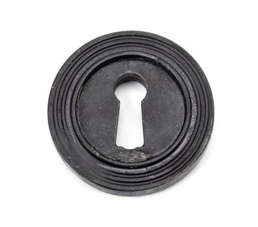 From The Anvil 45701 Round Keyhole Escutcheon (Beehive) - External Beeswax