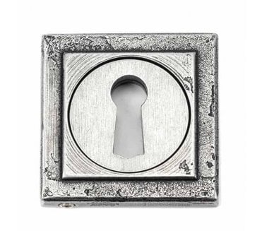 From The Anvil 45706 Square Keyhole Escutcheon - Pewter