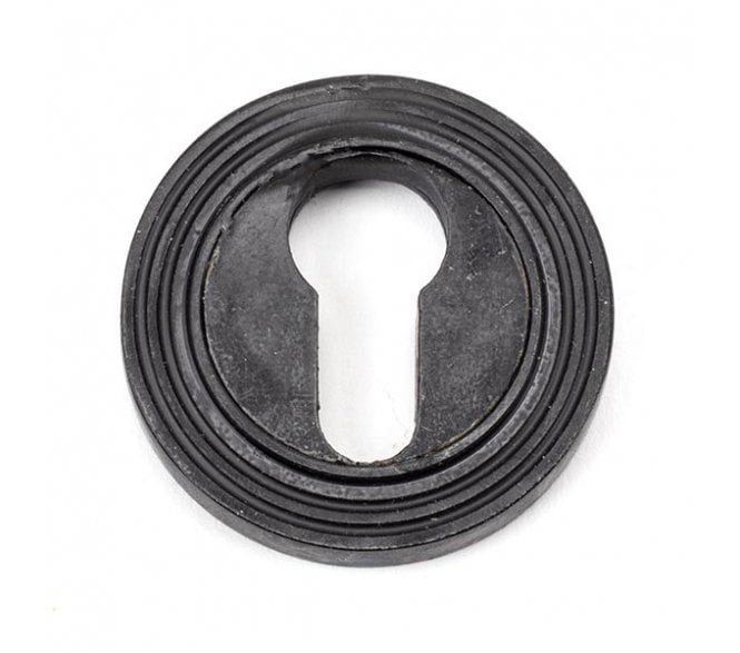 From The Anvil 45725 Round Euro Profile Escutcheon (Beehive) - External Beeswax