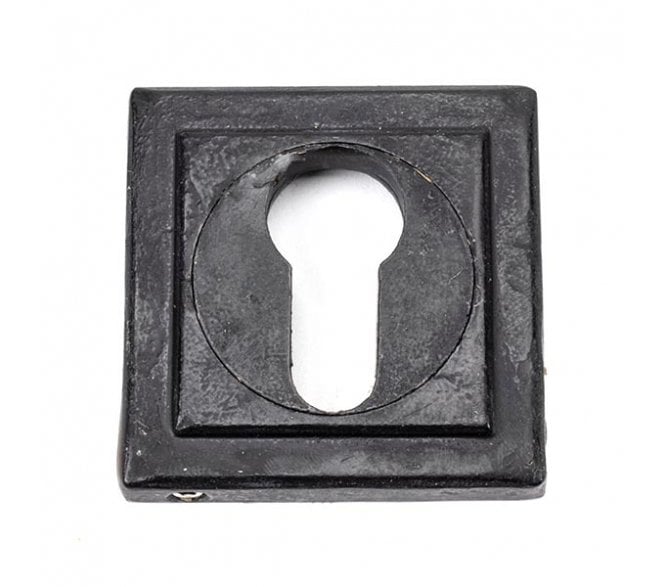 From The Anvil 45726 Square Euro Profile Escutcheon - External Beeswax