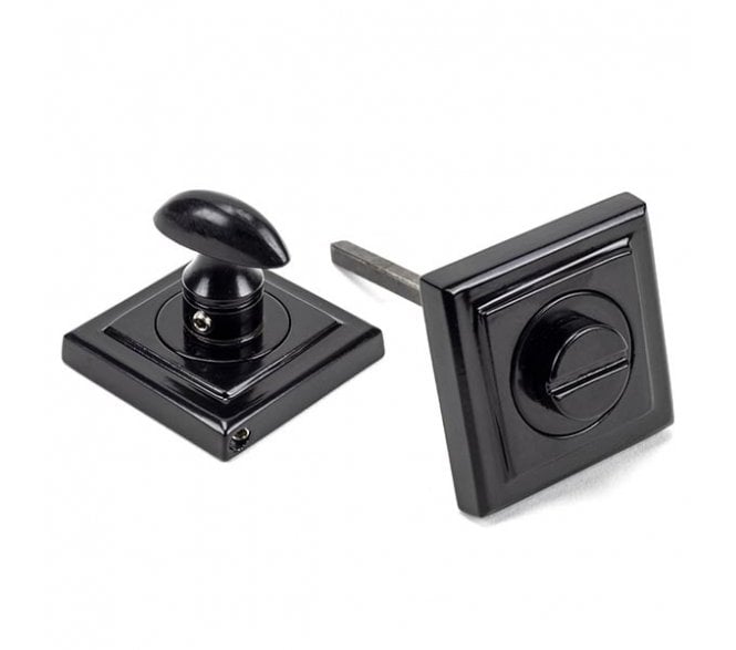 From The Anvil 45746 Square Bathroom Turn - Black