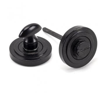 From The Anvil 45748 Round Bathroom Turn (Art Deco) - External Beeswax