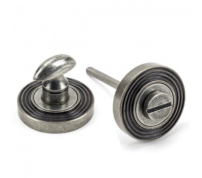 From The Anvil 45753 Round Bathroom Turn (Beehive) - Pewter