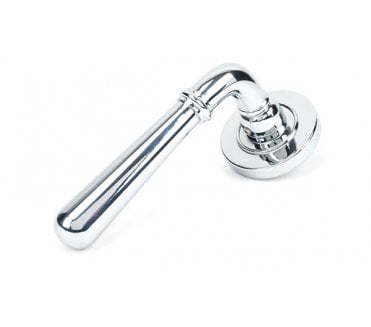 From The Anvil 45755 Newbury Lever on Rose Set (Plain) - Polished Chrome