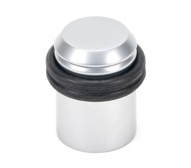 From The Anvil 45909 Period Floor Mounted Doorstop - Satin Chrome