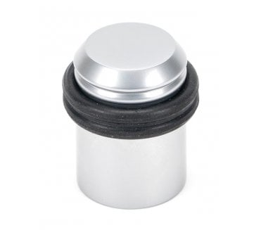 From The Anvil 45909 Period Floor Mounted Doorstop - Satin Chrome