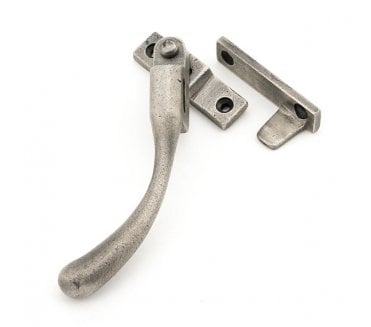 From The Anvil 45912 Night-Vent Locking Peardrop Fastener (Left Hand) - Antique Pewter