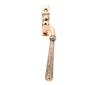 From The Anvil 45923 Hammered Locking Espag Fastener (Right Hand) - Polished Bronze