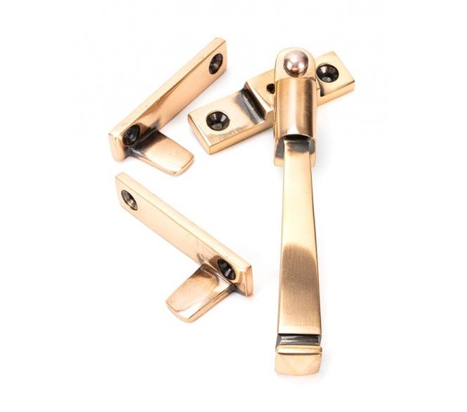 From The Anvil 45925 Avon Night Vent Locking Widnow Fastener - Polished Bronze