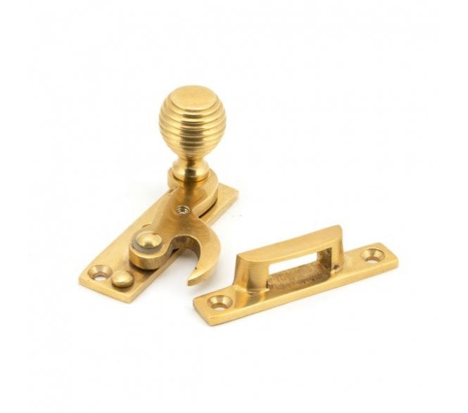 From The Anvil 45935 Beehive Sash Hook Fastener - Polished Brass