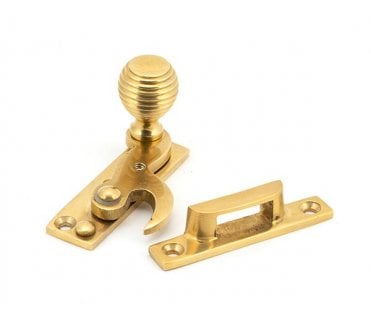 From The Anvil 45935 Beehive Sash Hook Fastener - Polished Brass