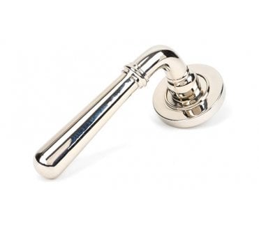 From The Anvil 46057 Newbury Lever on Rose Set (Plain) - Polished Nickel