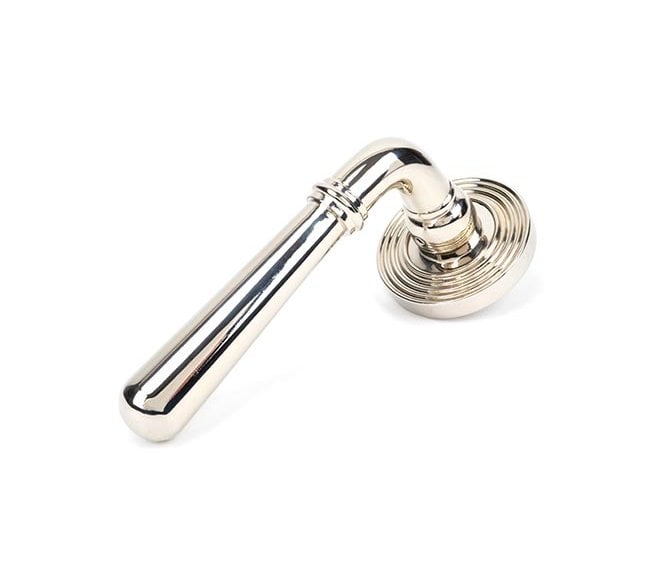 From The Anvil 46059 Newbury Lever on Rose Set (Beehive) - Polished Nickel