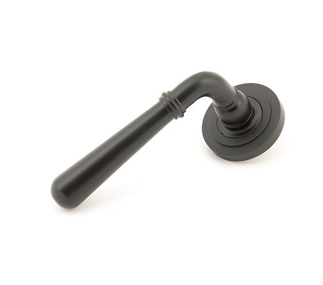 From The Anvil 46062 Newbury Lever on Rose Set (Art Deco) - Aged Bronze