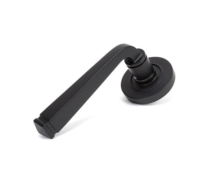 From The Anvil 46089 Avon Lever on Rose Set (Plain) - Aged Bronze