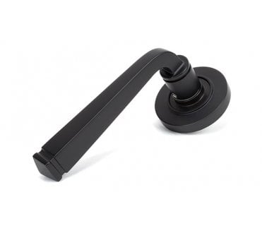 From The Anvil 46089 Avon Lever on Rose Set (Plain) - Aged Bronze