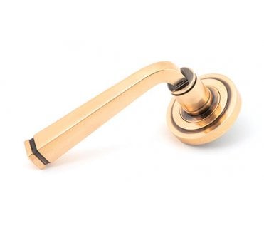 From The Anvil 46094 Avon Lever on Rose Set (Art Deco) - Polished Bronze