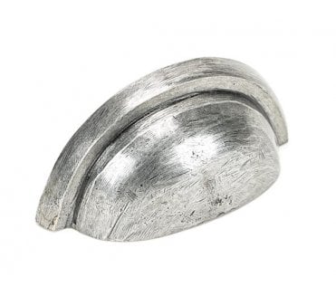 From The Anvil 46134 Regency Concealed Drawer Cup Pull - Pewter